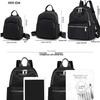 2025 Women's Mini Oxford Cloth Backpack: Canvas, Waterproof, Multi-Use, Single Shoulder, Crossbody Bag