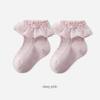 Girls' Breathable Lace Mesh Cotton Socks - Spring/Summer Infant Princess Socks