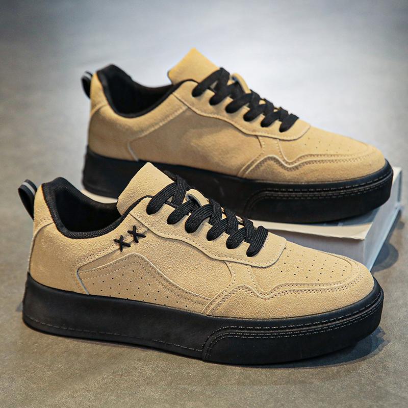 

Мужская обувь осень ретро универсальная повседневная обувь на плоской подошве нишевый дизайн студенческая спортивная толстая подошва увеличение роста моральная подготовка приливная обувь 44