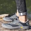 Übergröße Outdoor-Schuhe Sommer atmungsaktives Mesh Bachwanderschuhe Bergsteigen Freizeitschuhe Zehenschutzkappe Anti-Kick Wandern Herrenschuhe