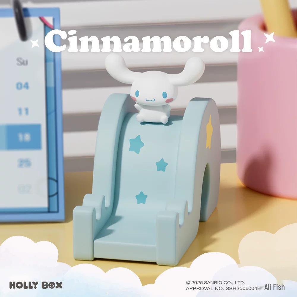 Sanrio Slide Phone Holder Series: Hello Kitty & Kuromi Figurines