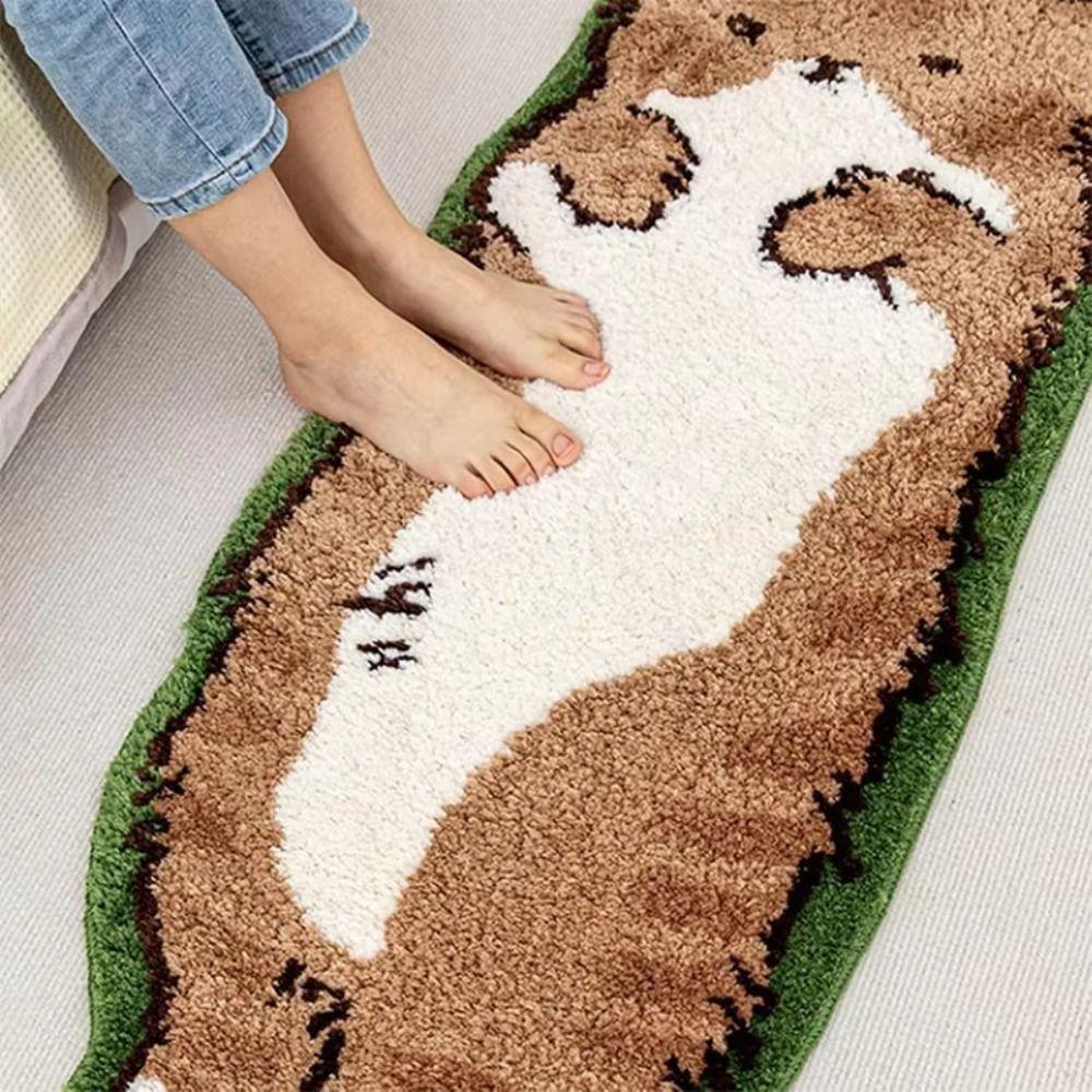 Kawayi Cat Carpet Washable Non-Slip Mat New Nordic Cartoon Carpet Living Room