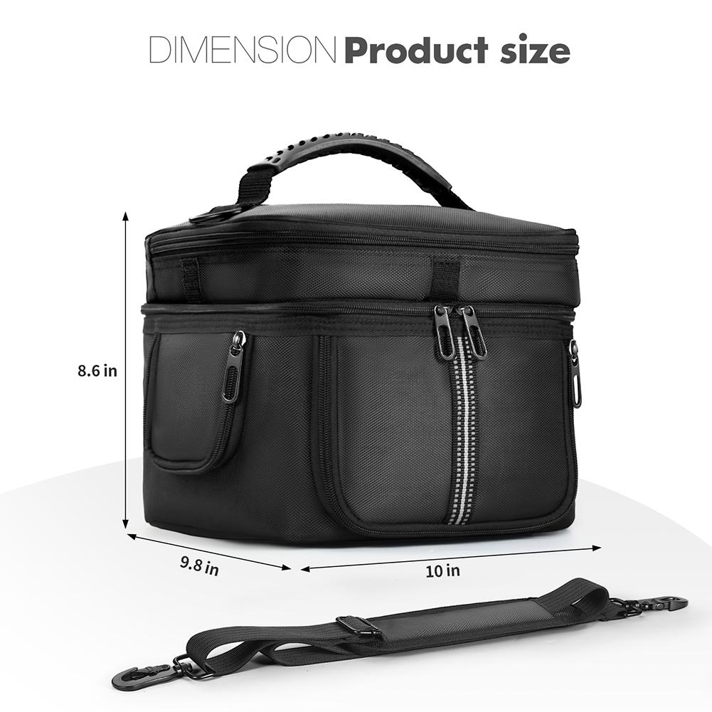 Portable Power Station Bag Waterproof Storage Bag for Ecoflow Portable Power Station River 3/3 Plus Case with Shoulder Strap