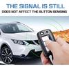 SANRILY ABS Plastic 2/3/4 Button Key Fob Cover for Nissan Rogue Sport Rogue S Rogue Select 2019 2018 Sylphy Pulsar Frontier Folding Flip Key Keyless