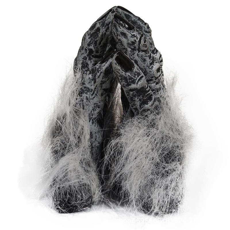 2026New black horror gloves, animal paw design, for Halloween costumes, carnival performances, and adult use