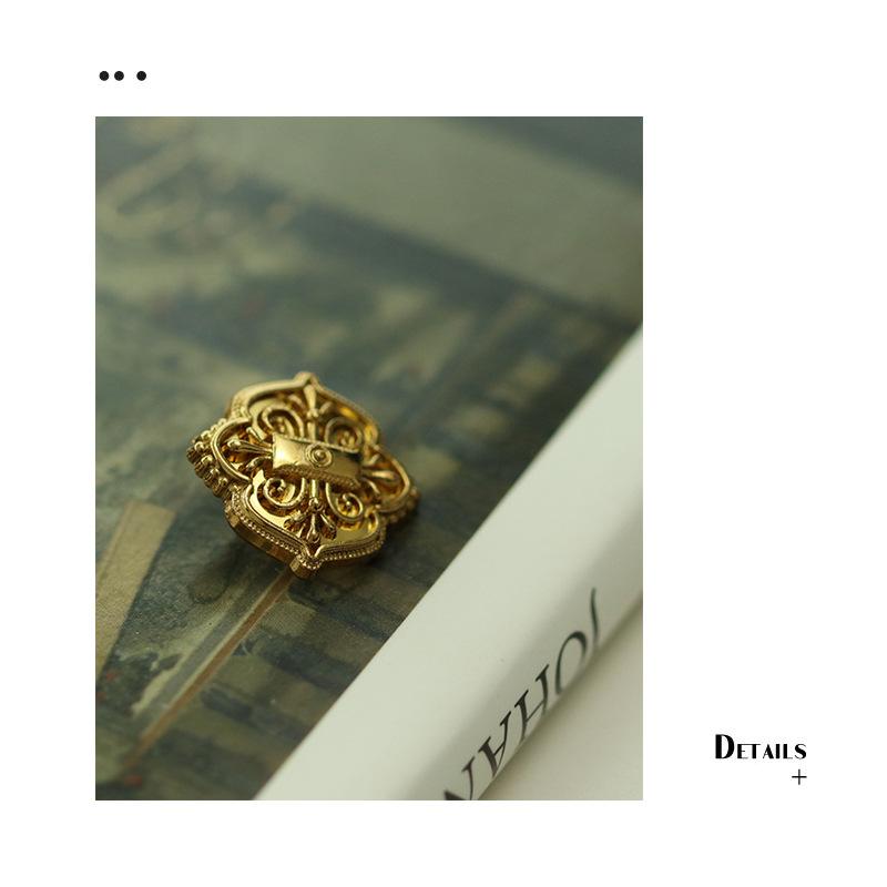 Xiaoxiang Hepburn Retro Style Buttons Metal Women'S Buttons Suit Jacket Decorative Buttons Fur Coat Buttons