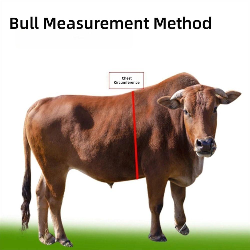 Soft Ruler Livestock Measuring Tape Chest Girth Measuring Portable Farm Measuring Tool Livestock Weight Estimator Animal