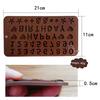 Forma Silicon Happy Birthday Letters and Numbers Mold 21x11 cm Chocolate/Fondant Mold Non-Stick Reusable Extreme Temperature Resistant