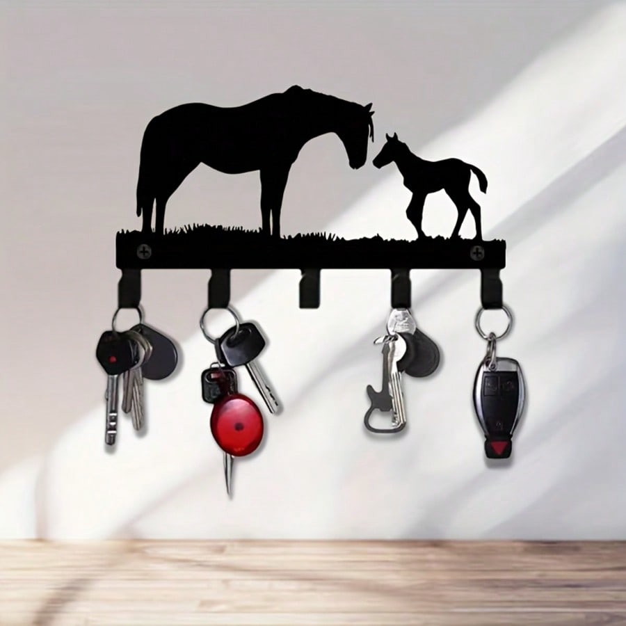 Metal Decorative Key Hook Dual Key Holder Wall Mounted Multi Purpose Hanger