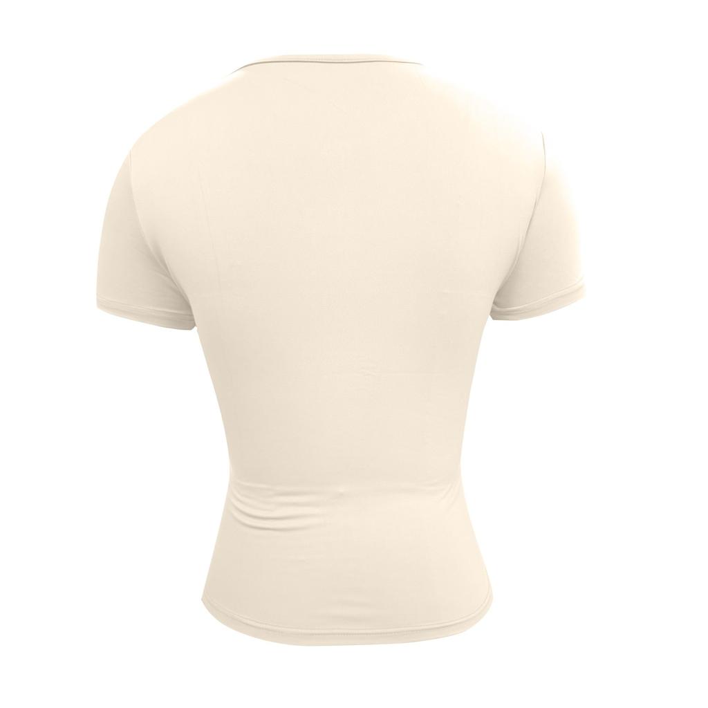 Women's Slim-fit Fashion Yoga Half-zip Short-sleeved Top
