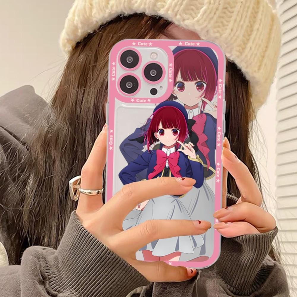 Oshi No Ko Phone Case For Samsung S 20 21 22 23 lite plus ultra Clear Mobile Cover Funda
