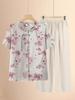 Mom's 2026 Summer Short-Sleeve Set: Breathable Shirt for Middle-Aged & Elderly Women