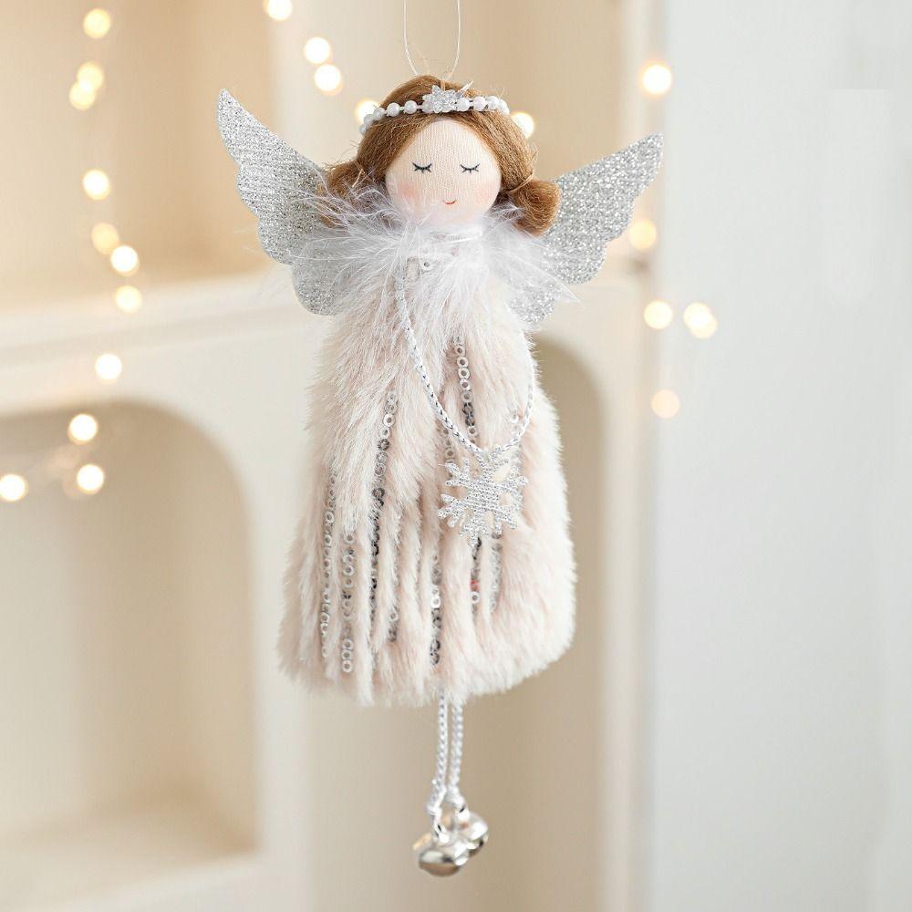 Lovely Design Christmas Tree Hanging Pendant Cute Style Hanging Angel Angel Doll  Home Decoration