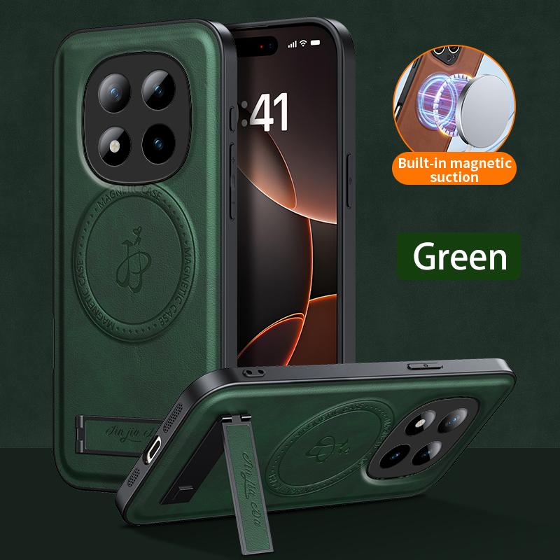 Leather Stand Case for Redmi Note 1 Pro+ Magnetic Cover for  Wireless Charging Shockproof Shell for Redmi Note1 1pro