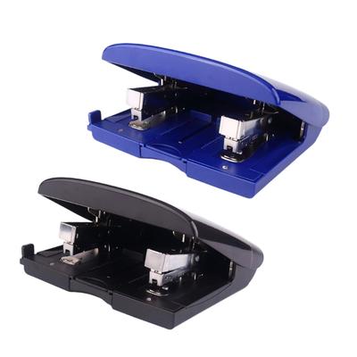 Grampeador de Cabeça Dupla Grampeador Básico de Serviço Pesado Grampeador de Mesa que Economiza Esforço Máquina Grampeadora com Capacidade para 50 Folhas para Escritório