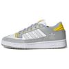 Originals Centennial 85 Low Suede Casual Slip-Resistant Durable Low-Top Skate Shoes Unisex Sneakers Gray White Yellow IE2370