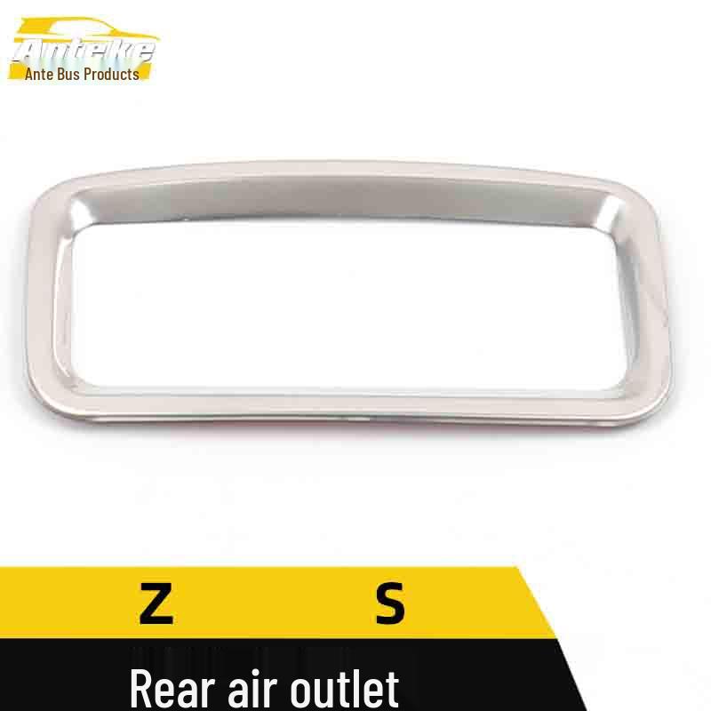 MG ZS Rear Row Stainless Steel Air Outlet Decorative Sticker