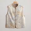 Cypress She Women's New Chinese Style Embroidered Loose Vest
