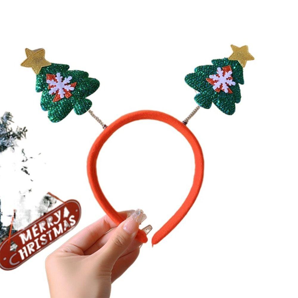 Hairpin Christmas Headband Xmas Antler Hair Clip Creative Santa Claus Hair Hoop  Outdoor
