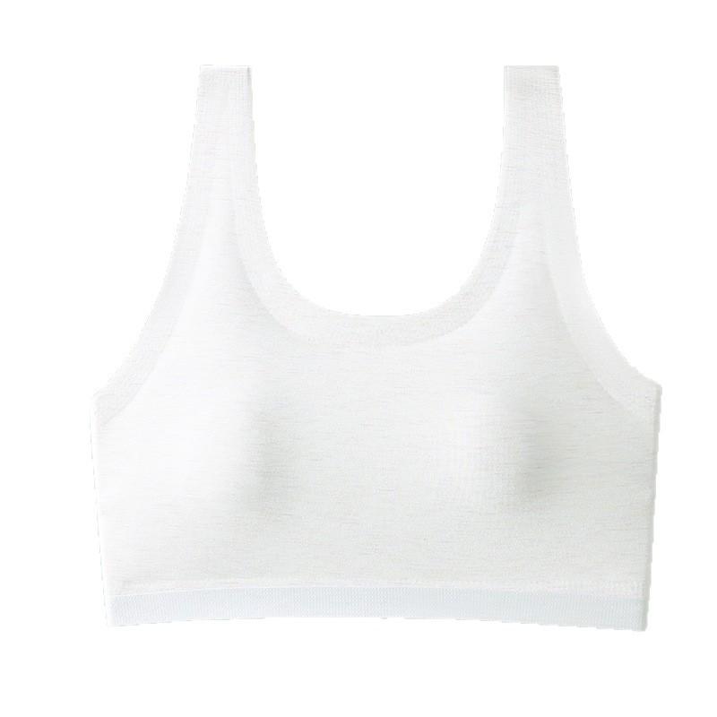 Second-stage Development Period Seamless Girls Thin Middle School Students Wear Breathable Skin-friendly Small Vest Girls Bra
