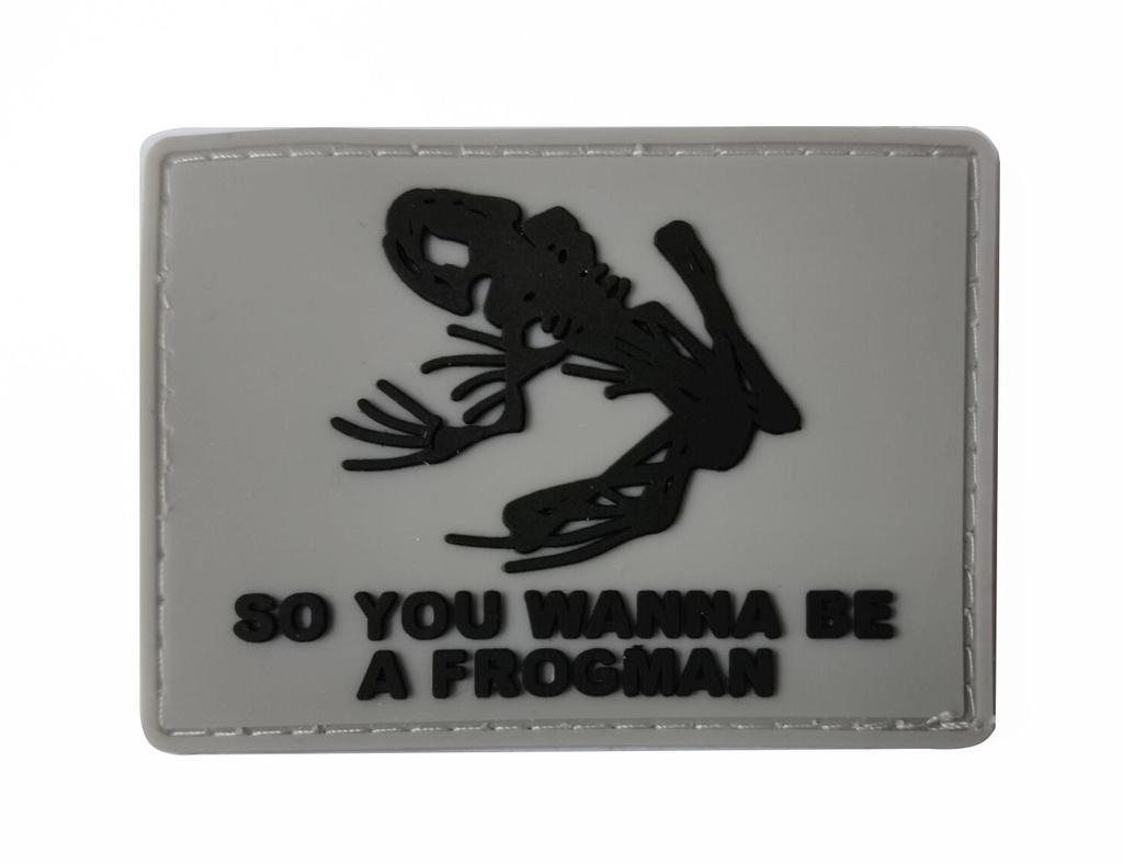 Bear Rhino Frog Seal Velcro PVC Morale Patch for Armband