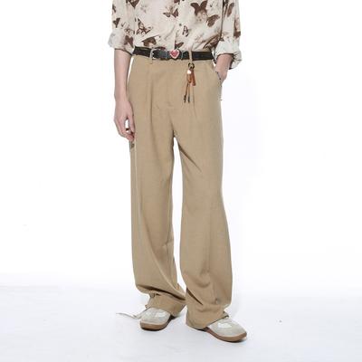 Men's Clothing New Product French Drape Ins Niche Commuting Loose Casual Pants