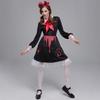 Halloween Horror Maid Costume Bloody Zombie Vampire Dress Cosplay Party Outfit Women 2025