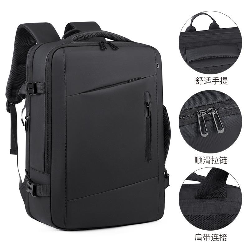 Schoolbag Large Capacity Men's Business Backpack Expandable Travel Computer Bag Explosive Multifunctional Commuter Backpack