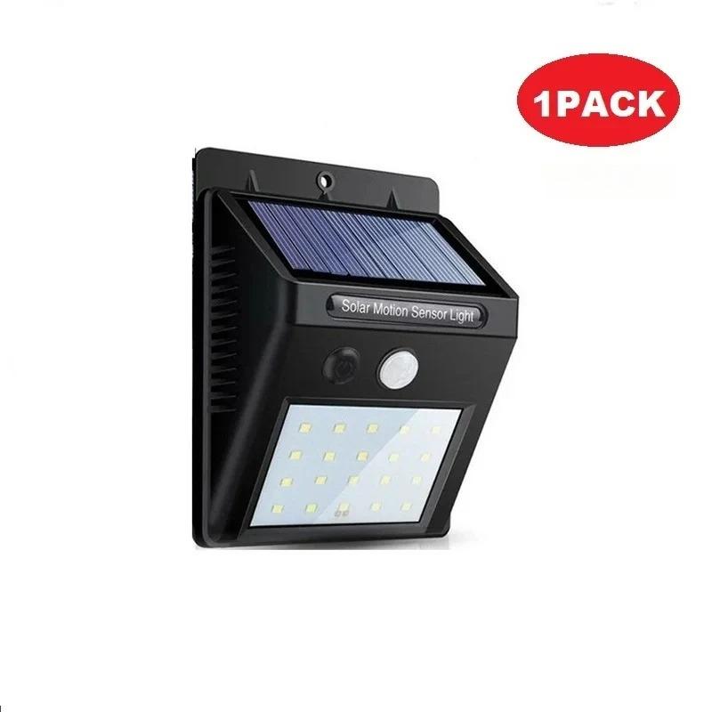 1/2/4pcs Waterproof LED Solar Light Motion Sensor Outdoors Garden Light Decoration Fence Stair Pathway Yard Security Solar Lamp Dropshipping