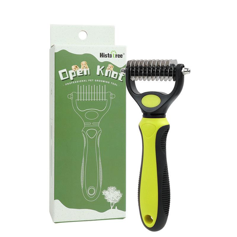 Double-Sided Pet Deshedding & Detangling Comb for Dogs and Cats 922117, 922118