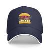 Cute Burger Cap Fashion Casual Baseball Caps Adjustable Hat Hip Hop Summer Unisex Baseball Hats Customizable Polychromatic