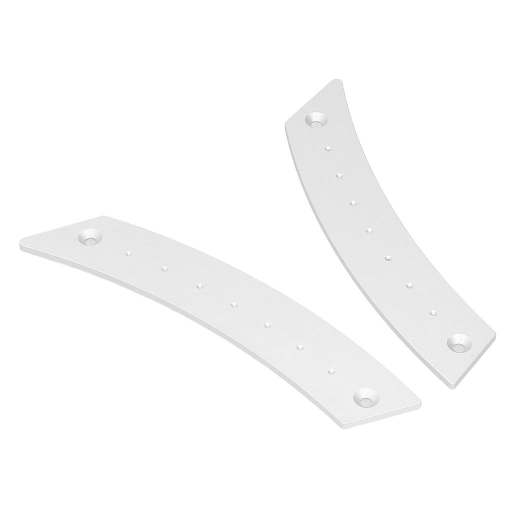 1 Pair Interior Door Pull Handle Aluminum Alloy Inner Door Handle Replacement Car Accessory