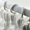 10Pcs 35/43mm Inner Plastic Curtain Rings Gourd Shape Home Shower Window Bath Curtain Hook Rod Clips Accessories New