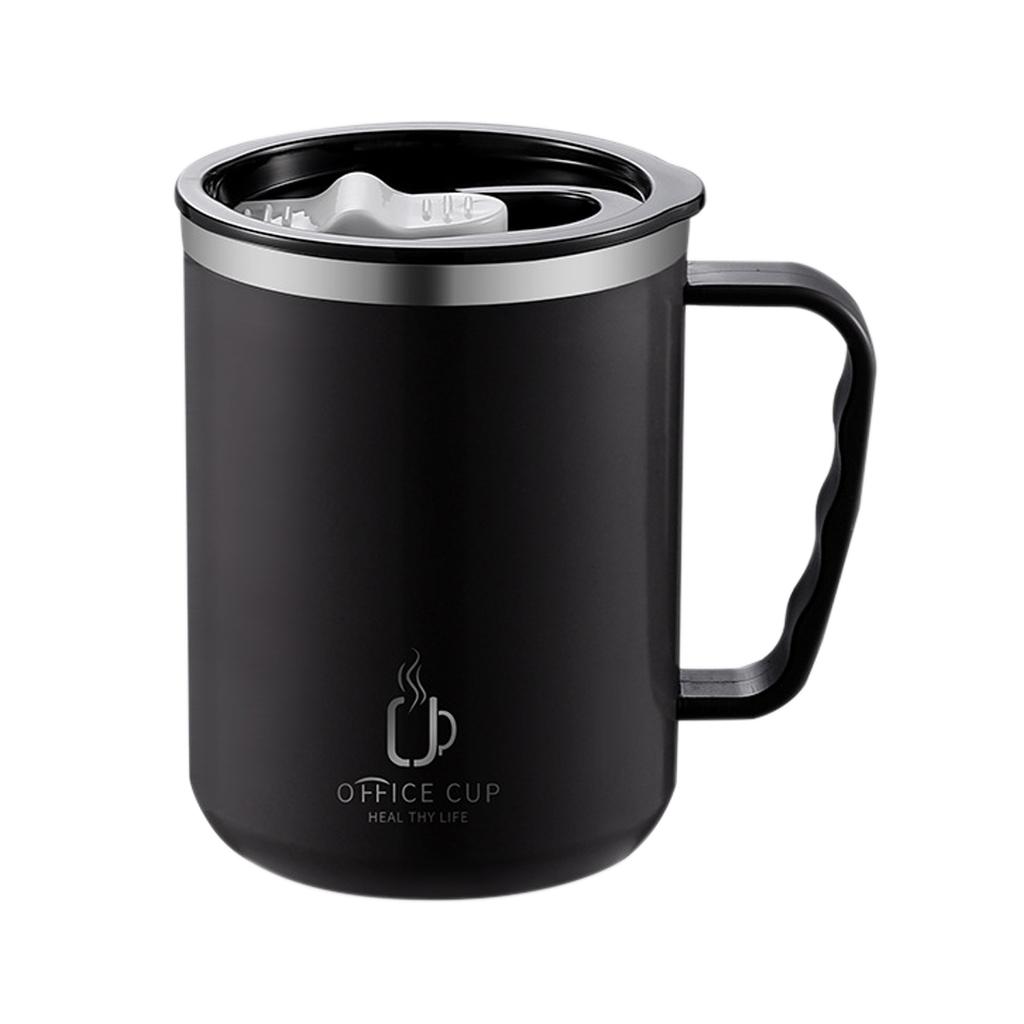 Double Layer Insulated Coffee Mug Reusable Sealed Water Cup For Student Portable Travel Office 304 Stainless Steel Thermos Cup