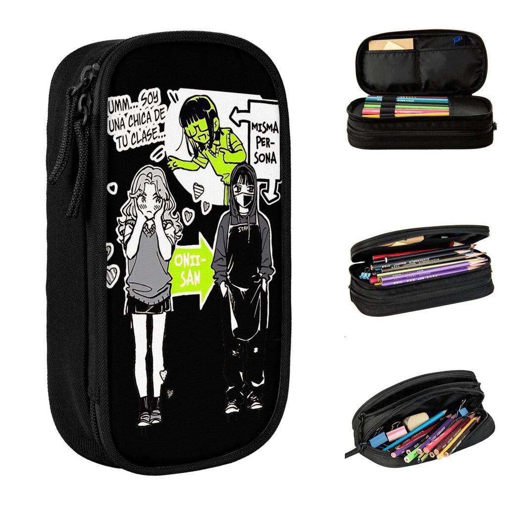 He Guy She Was Interested In Wasn't A Guy At All Pencil Case Pen Box Bags Student Big Capacity Students School Gift Pencilcases