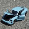Welly 1/24 Porsche Taycan Turbo S Alloy Car Model Diecasts Metal Toy Sports Car Model High Simulation Collection Childrens Gifts