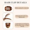New Elegant Matte Acrylic Rounded Duckbill Hair Clips Women Fashion Solid Color Plastic Hairpin Hair Accessories
