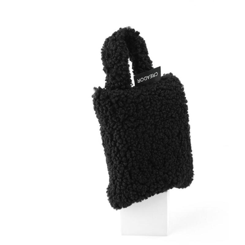 

black dumble zipper pouch bag