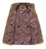 Men's Mid-Length Cotton Jacket - Spring/Autumn, Thin, Casual, Loose, Large Sizes, Dad Style.