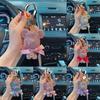 With Keychain Glamorous Teddy Bear Pendant And Diamond Chain Great Gifts For