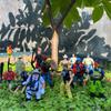 Figure d'Azione di Persone in Scala 1/18 Esploratore Cacciatore Soldato Modello Playset Giocattolo Personaggio Figure Flessibili Articolate Progettato Per Bambini Ragazzi Regalo