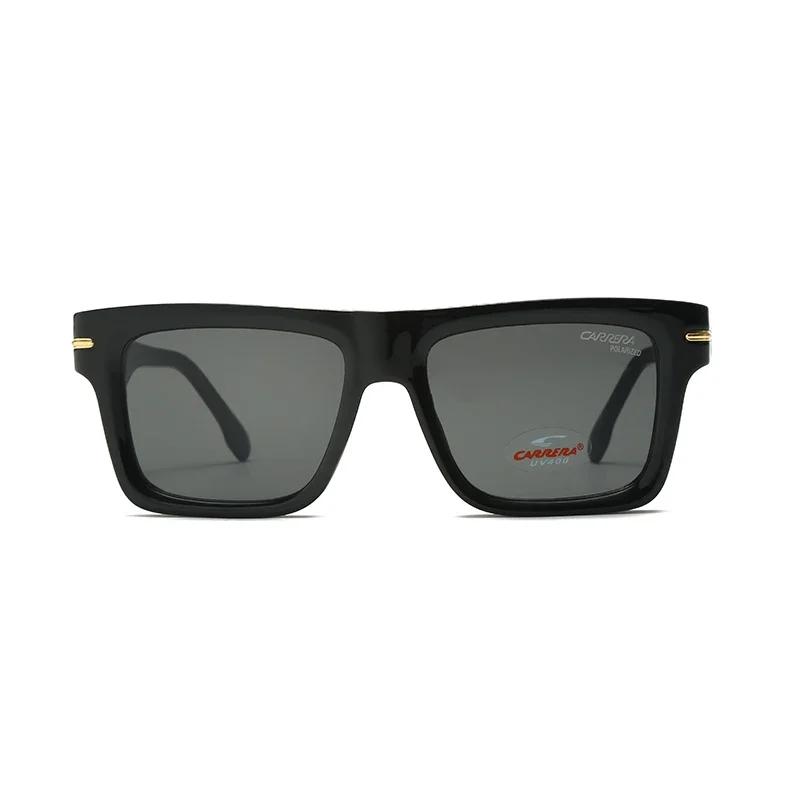 CARRERA Newest Square Classic Sunglasses Men Brand Sun Glasses Vintage Oculos UV400 Oculos De So+box