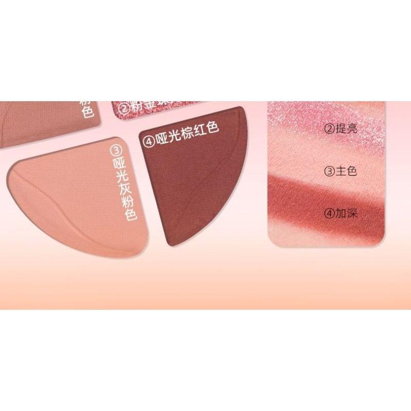 ROMANTIC BEAUTY - 4 Shade Eyeshadow Palette - Pink