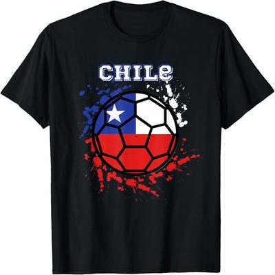 Fútbol de Chile Bandera Chilena Camiseta de Fanático