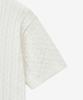 Tienjiti Cable Polo Knit Top (Cream) Tnsw5E206Cr