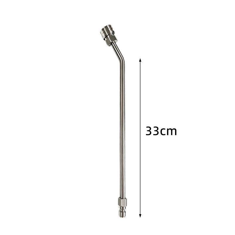 Stainless Steel Pressure Washer Curved Wand Set Durable Quick Connect For Car Washing Outdoor Cleaning