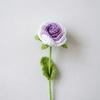 Flor de Crochê de Lã Rosa Artificial Flor que Nunca Murcha Flor Duradoura Design de Textura 3D Floração Romântica para o Dia das Mães