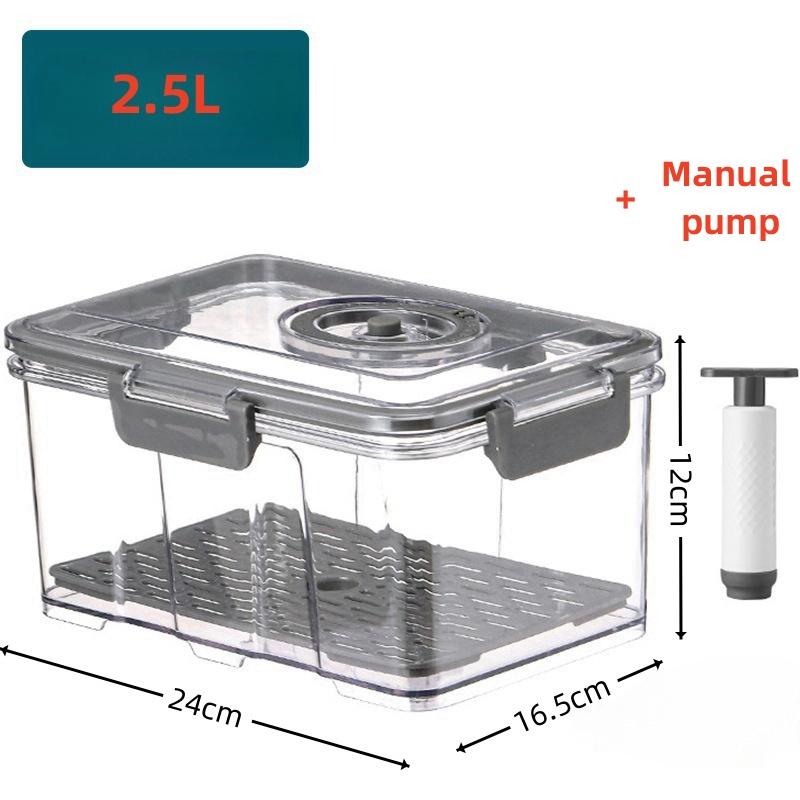 Vacuum 152575l Plastic Storage Box Comes With A Manual Pump Sealed For Freshness And A Storage Container With Storage Time