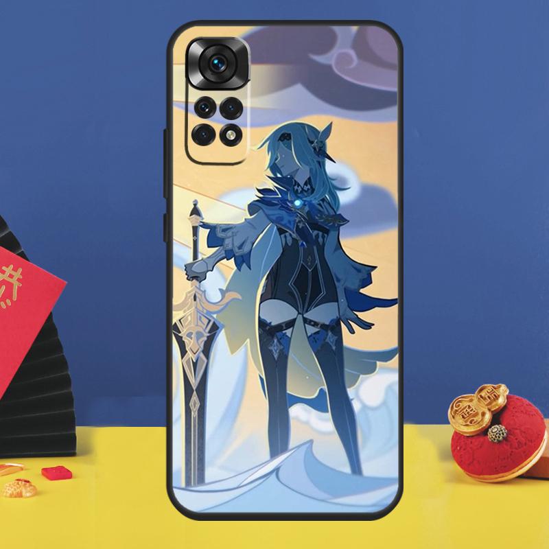 Genshin Impact Eula Case For Xiaomi Redmi Note 11 9 10 12 13 14 15 Pro Plus Redmi 15 14C 10C 12C 13C 15C Cover