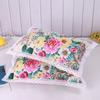 Thickened Pure Cotton Old Coarse Fabric Lace Pillowcase, A Pair of Student and Children's Dormitory Cotton Pillow Covers